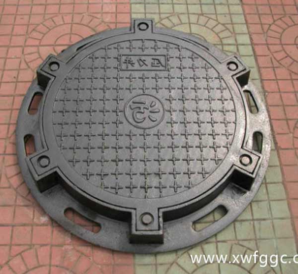 球墨铸铁井盖的平度检查